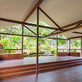 Deck area